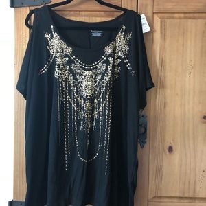 Lane Bryant cold shoulder top size 22/24